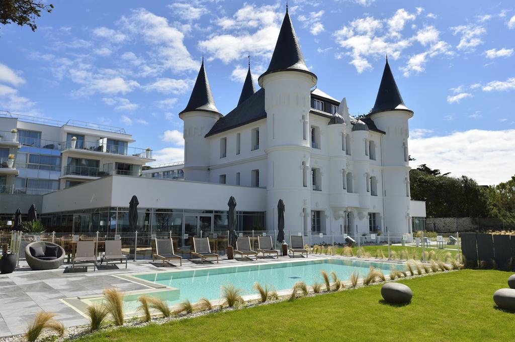 Hotel Chateau Des Tourelles, Thalasso Et Piscine D'Eau De Mer Chauffee Pornichet Exterior photo